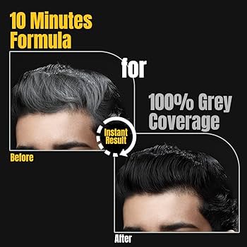 Kiwinz Hair Color Shampoo | 200ml Argan Oil Extract | For Men & Women | 5 In 1