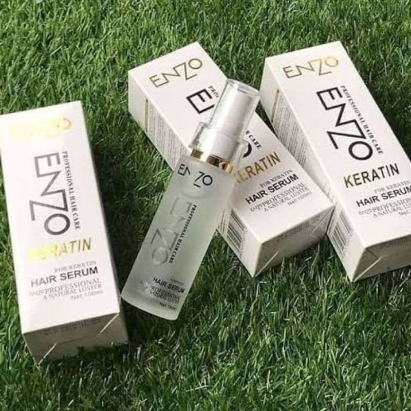 ENZO Keratin Hair Serum 100ml – Smooth, Shiny & Damage Repair Formula