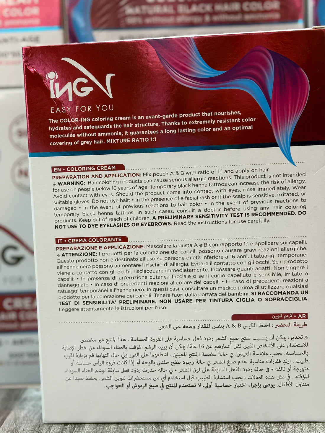 100% Original INGv Hair Color