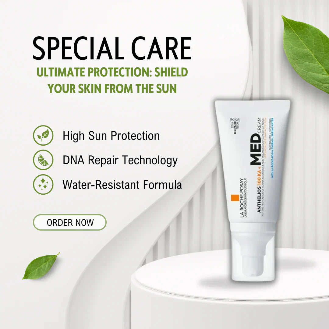 La Roche-Posay Anthelios 100 KA+ MED Cream 50ml – Advanced SPF100 Protection for Sensitive & Sun-Reactive Skin